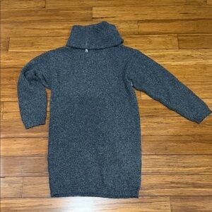All in Favor Heather Gray Knit Midi Dress